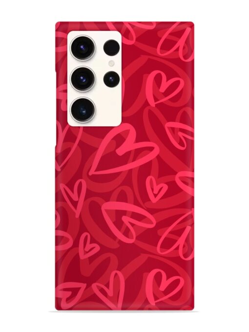 Seamless Romantic Pattern Snap Case for Samsung Galaxy S23 Ultra Zapvi