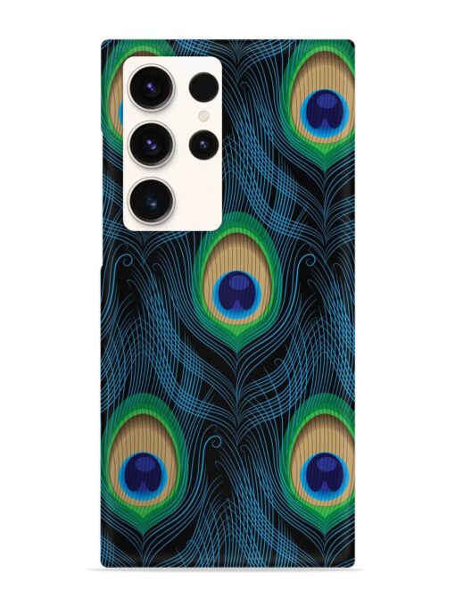 Seamless Pattern Peacock Snap Case for Samsung Galaxy S23 Ultra Zapvi