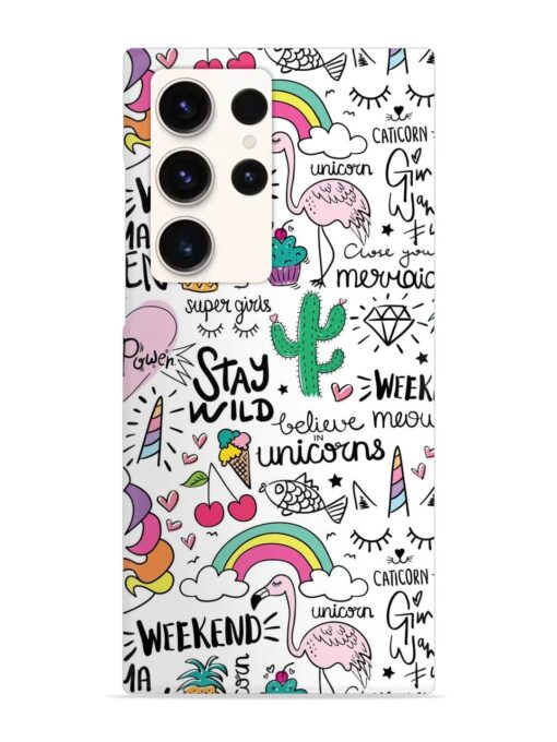 Unicorn Ice Cream Snap Case for Samsung Galaxy S23 Ultra Zapvi