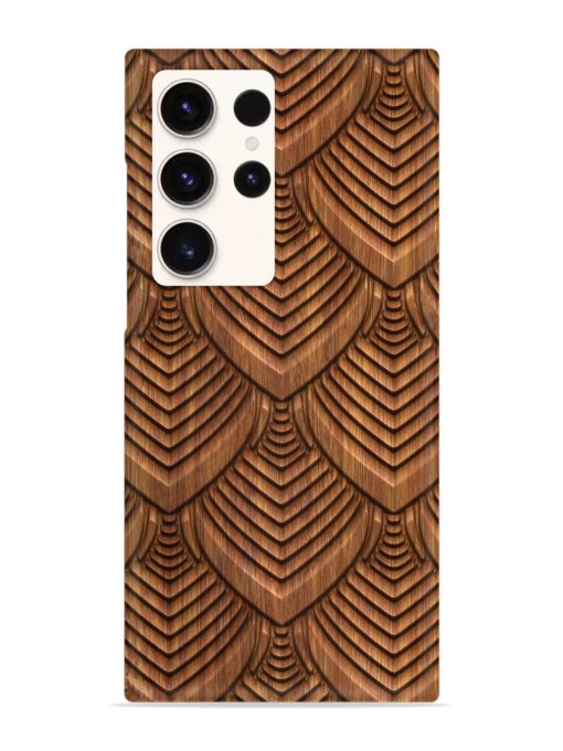 Carved Pattern On Snap Case for Samsung Galaxy S23 Ultra Zapvi