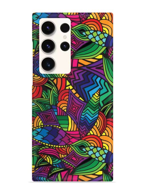 Abstract Multicolor Seamless Snap Case for Samsung Galaxy S23 Ultra Zapvi