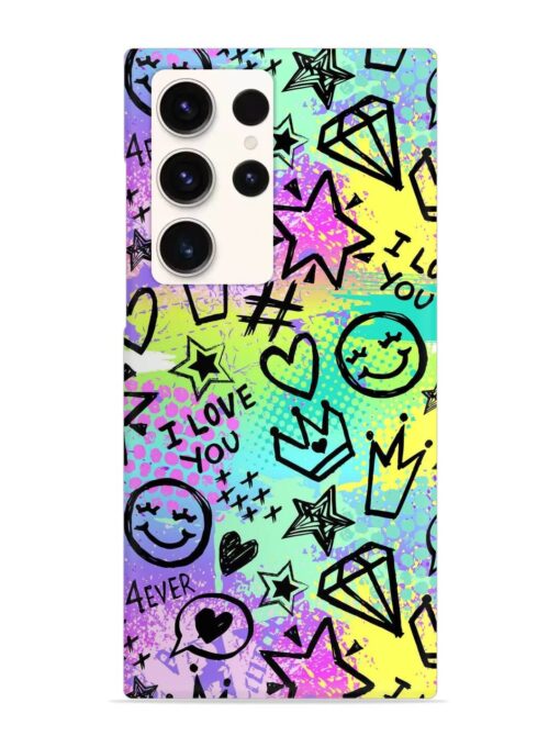 Bright Seamless Pattern Snap Case for Samsung Galaxy S23 Ultra Zapvi