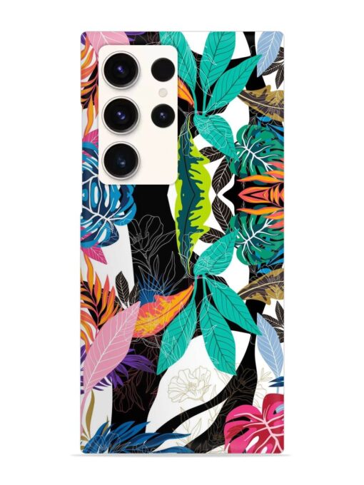 Floral Pattern Bright Snap Case for Samsung Galaxy S23 Ultra Zapvi