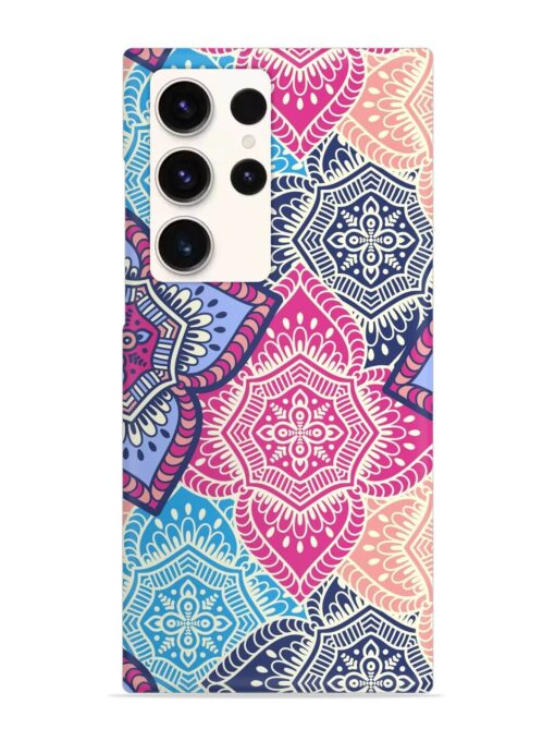 Ethnic Floral Seamless Snap Case for Samsung Galaxy S23 Ultra Zapvi