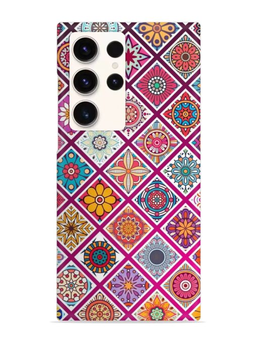 Seamless Tile Pattern Snap Case for Samsung Galaxy S23 Ultra Zapvi