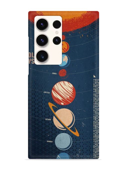 Solar System Vector Snap Case for Samsung Galaxy S23 Ultra Zapvi