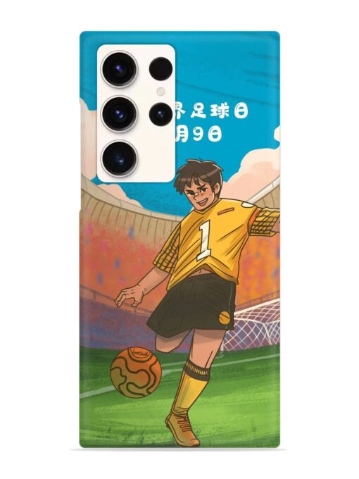 Soccer Kick Snap Case for Samsung Galaxy S23 Ultra Zapvi