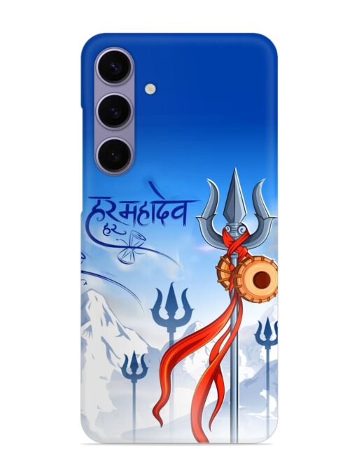 Har Har Mahadev Trishul Snap Case for Samsung Galaxy S24 (5G) Zapvi