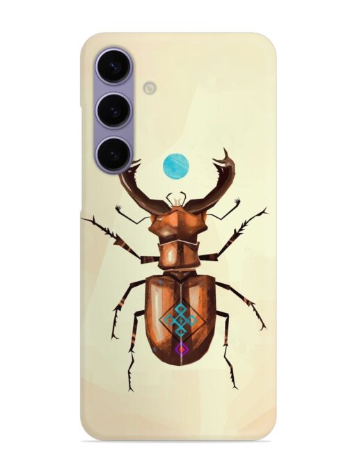 Stag Beetle Vector Snap Case for Samsung Galaxy S24 (5G) Zapvi