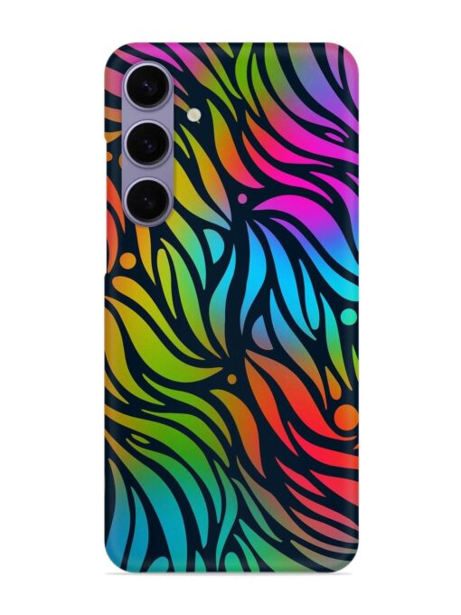 Abstract Leaf Design Snap Case for Samsung Galaxy S24 (5G) Zapvi