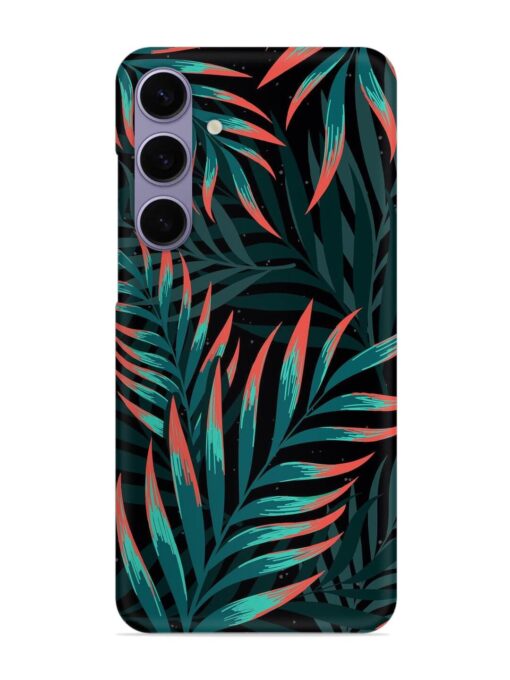 Green Leaf Art Snap Case for Samsung Galaxy S24 (5G) Zapvi