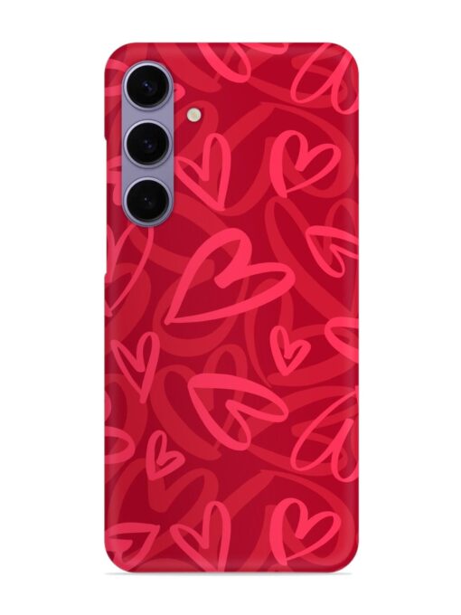 Seamless Romantic Pattern Snap Case for Samsung Galaxy S24 (5G) Zapvi