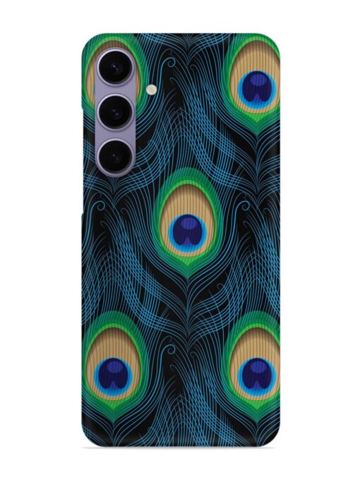 Seamless Pattern Peacock Snap Case for Samsung Galaxy S24 (5G) Zapvi