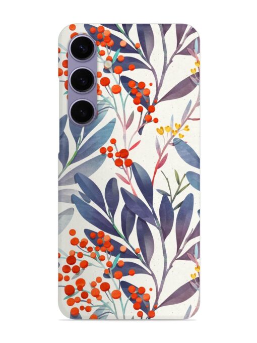 Seamless Floral Pattern Snap Case for Samsung Galaxy S24 (5G) Zapvi