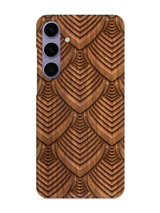 Carved Pattern On Snap Case for Samsung Galaxy S24 (5G) Zapvi