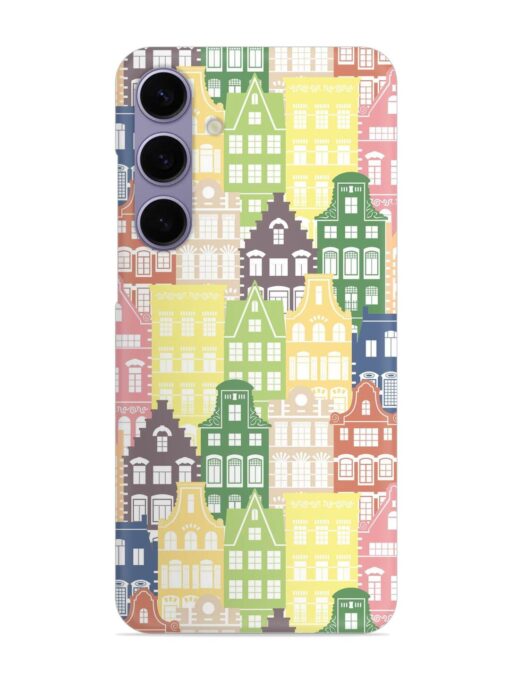 Seamless Shapes Pattern Snap Case for Samsung Galaxy S24 (5G) Zapvi