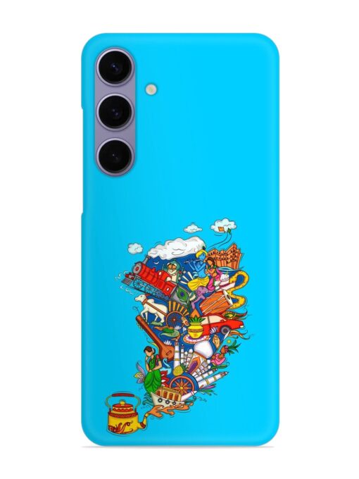 Vector Design Indian Snap Case for Samsung Galaxy S24 (5G) Zapvi