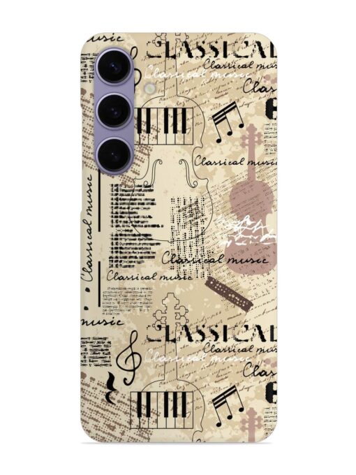 Classical Music Lpattern Snap Case for Samsung Galaxy S24 (5G) Zapvi