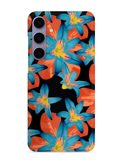 Philippine Flowers Seamless Snap Case for Samsung Galaxy S24 (5G) Zapvi