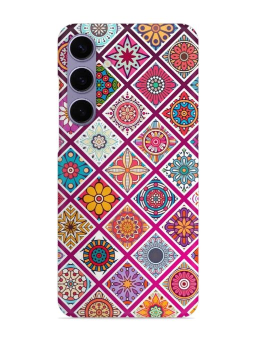 Seamless Tile Pattern Snap Case for Samsung Galaxy S24 (5G) Zapvi