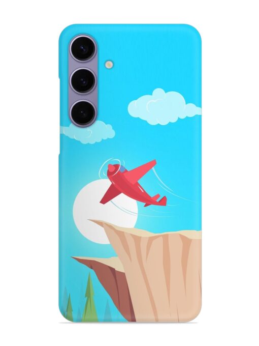 Small Planes In Flight Snap Case for Samsung Galaxy S24 (5G) Zapvi