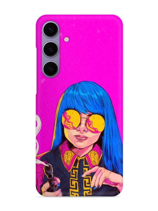 Aesthetic Anime Girl Snap Case for Samsung Galaxy S24 (5G) Zapvi