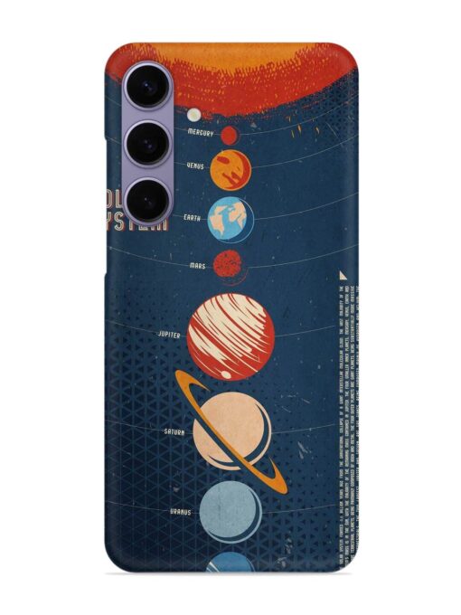 Solar System Vector Snap Case for Samsung Galaxy S24 (5G) Zapvi