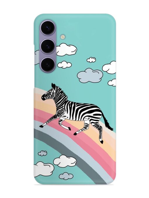 Running Zebra Snap Case for Samsung Galaxy S24 (5G) Zapvi