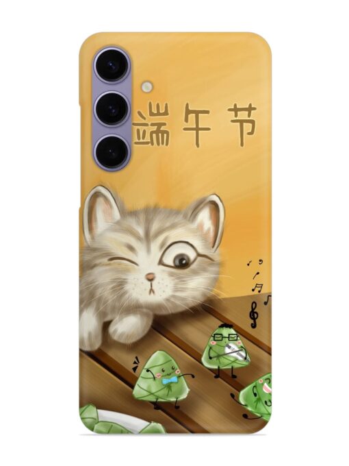 Cat Scorpion Dancing Snap Case for Samsung Galaxy S24 (5G) Zapvi