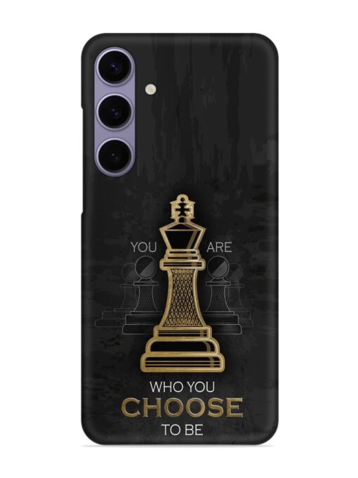 You Are Who Choose To Be Snap Case for Samsung Galaxy S24 Plus (5G) Zapvi