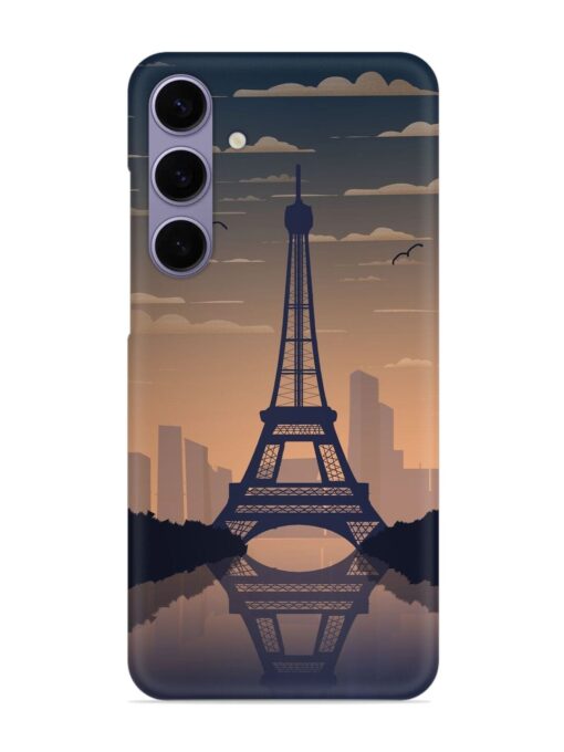 France Paris Eiffel Tower Gradient Snap Case for Samsung Galaxy S24 Plus (5G) Zapvi