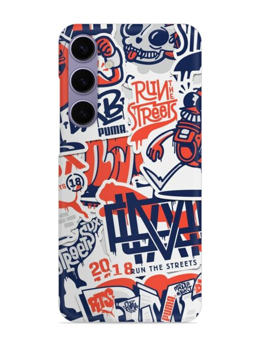 Run The Street Snap Case for Samsung Galaxy S24 Plus (5G) Zapvi