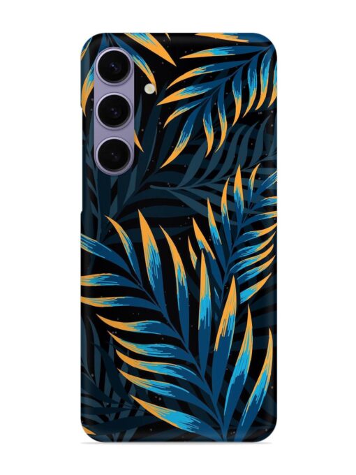 Abstract Leaf Art Snap Case for Samsung Galaxy S24 Plus (5G) Zapvi