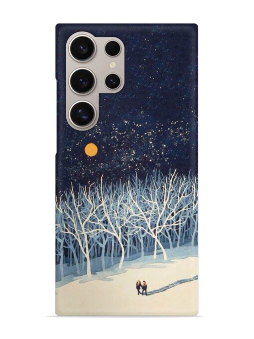 Full Moon Snowshoe Tour Snap Case for Samsung Galaxy S24 Ultra (5G) Zapvi