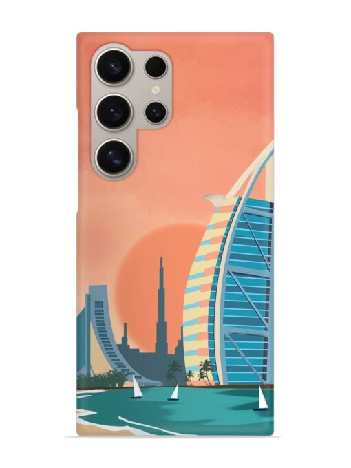 Dubai Architectural Scenery Snap Case for Samsung Galaxy S24 Ultra (5G) Zapvi