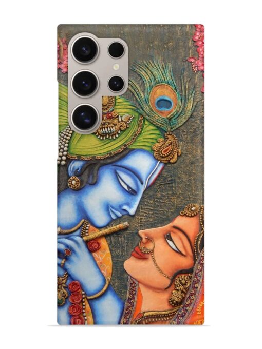 Lord Radha Krishna Flute Art Snap Case for Samsung Galaxy S24 Ultra (5G) Zapvi