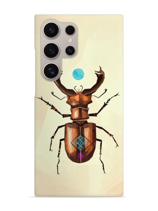 Stag Beetle Vector Snap Case for Samsung Galaxy S24 Ultra (5G) Zapvi