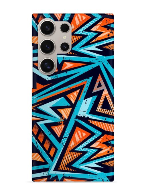 Abstract Seamless Grunge Snap Case for Samsung Galaxy S24 Ultra (5G) Zapvi