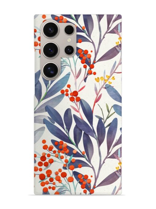 Seamless Floral Pattern Snap Case for Samsung Galaxy S24 Ultra (5G) Zapvi