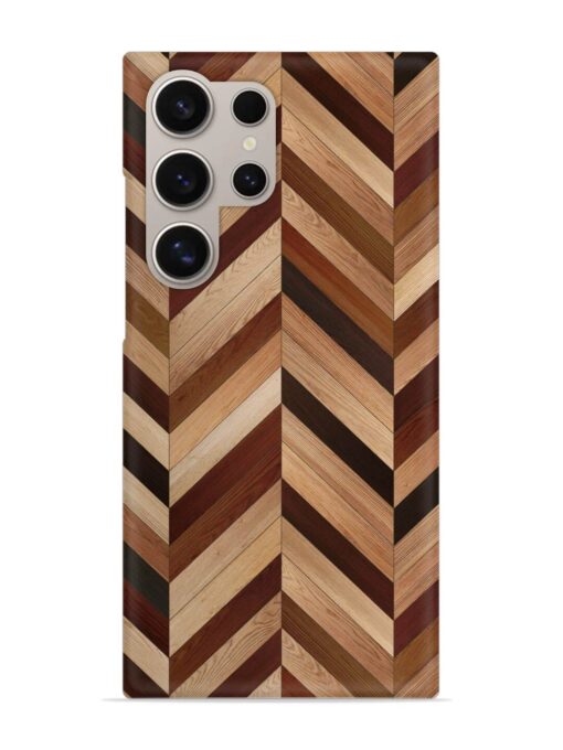 Seamless Wood Parquet Snap Case for Samsung Galaxy S24 Ultra (5G) Zapvi