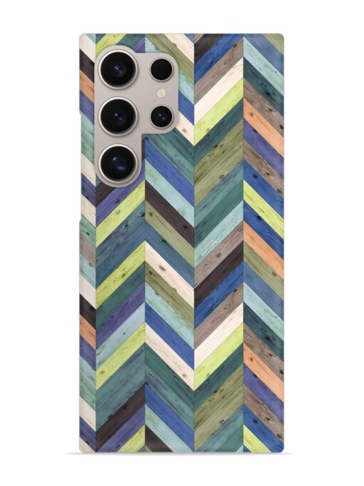 Chevron Random Color Snap Case for Samsung Galaxy S24 Ultra (5G) Zapvi