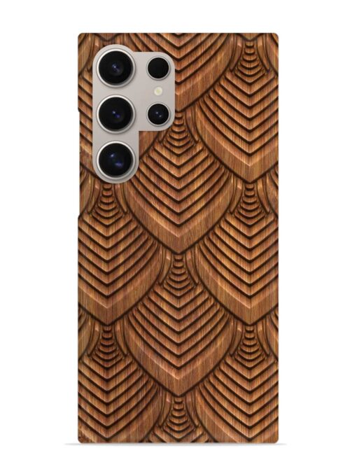 Carved Pattern On Snap Case for Samsung Galaxy S24 Ultra (5G) Zapvi