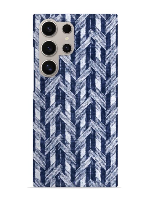 Abstract Herringbone Motif Snap Case for Samsung Galaxy S24 Ultra (5G) Zapvi