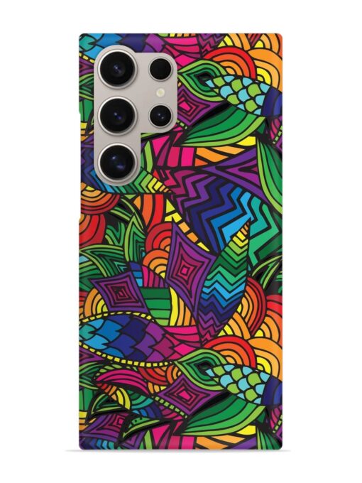 Abstract Multicolor Seamless Snap Case for Samsung Galaxy S24 Ultra (5G) Zapvi