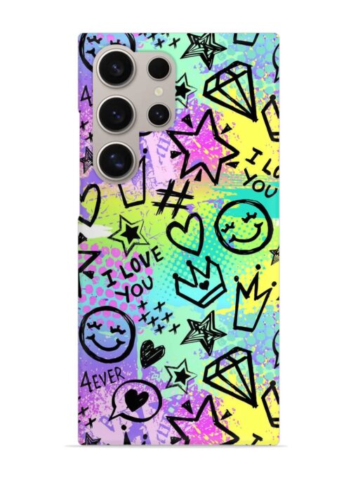 Bright Seamless Pattern Snap Case for Samsung Galaxy S24 Ultra (5G) Zapvi