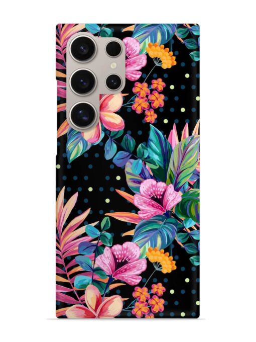 Seamless Floral Pattern Snap Case for Samsung Galaxy S24 Ultra (5G) Zapvi