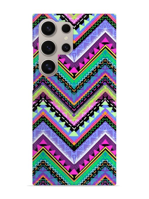 Tribal Aztec Print Snap Case for Samsung Galaxy S24 Ultra (5G) Zapvi