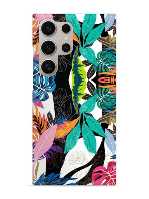 Floral Pattern Bright Snap Case for Samsung Galaxy S24 Ultra (5G) Zapvi