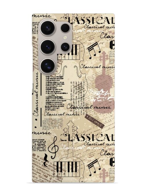 Classical Music Lpattern Snap Case for Samsung Galaxy S24 Ultra (5G) Zapvi