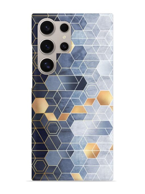 Geometric Abstraction Hexagons Snap Case for Samsung Galaxy S24 Ultra (5G) Zapvi